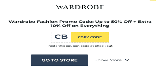 Wardrobe Fashion Copy Promo