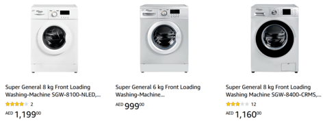 Get Washing Machines From Super General