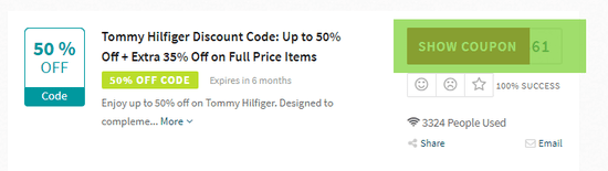 Evaluation slogan Won Tommy Hilfiger Coupons | 85% Off Promo Code | February 2023
