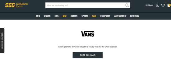 Vans Official Website