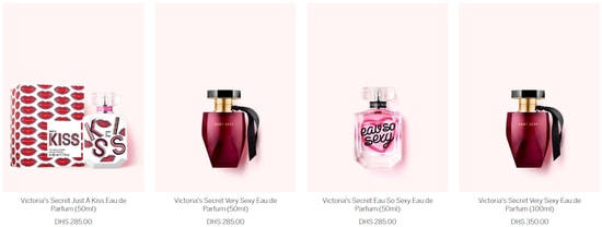 Victoria Secret Fragrances code